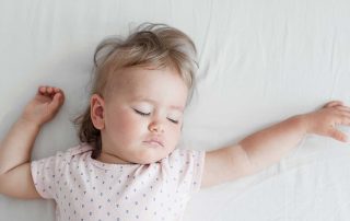 Sleeping Toddler Laying Down
