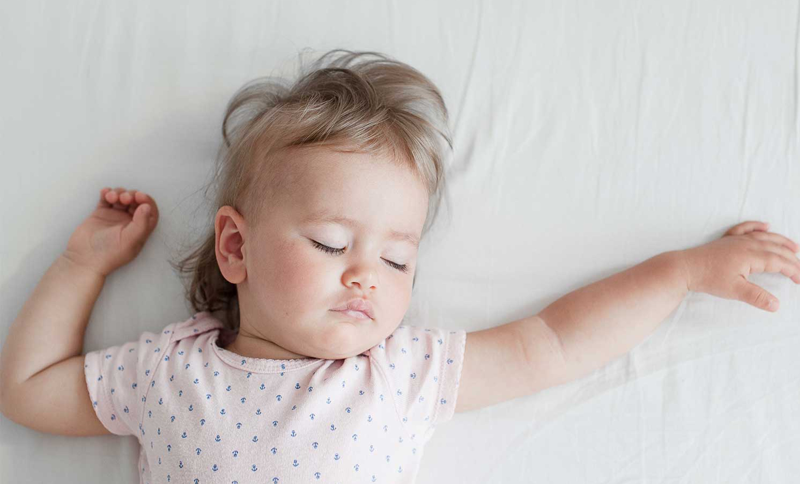 Sleeping Toddler Laying Down