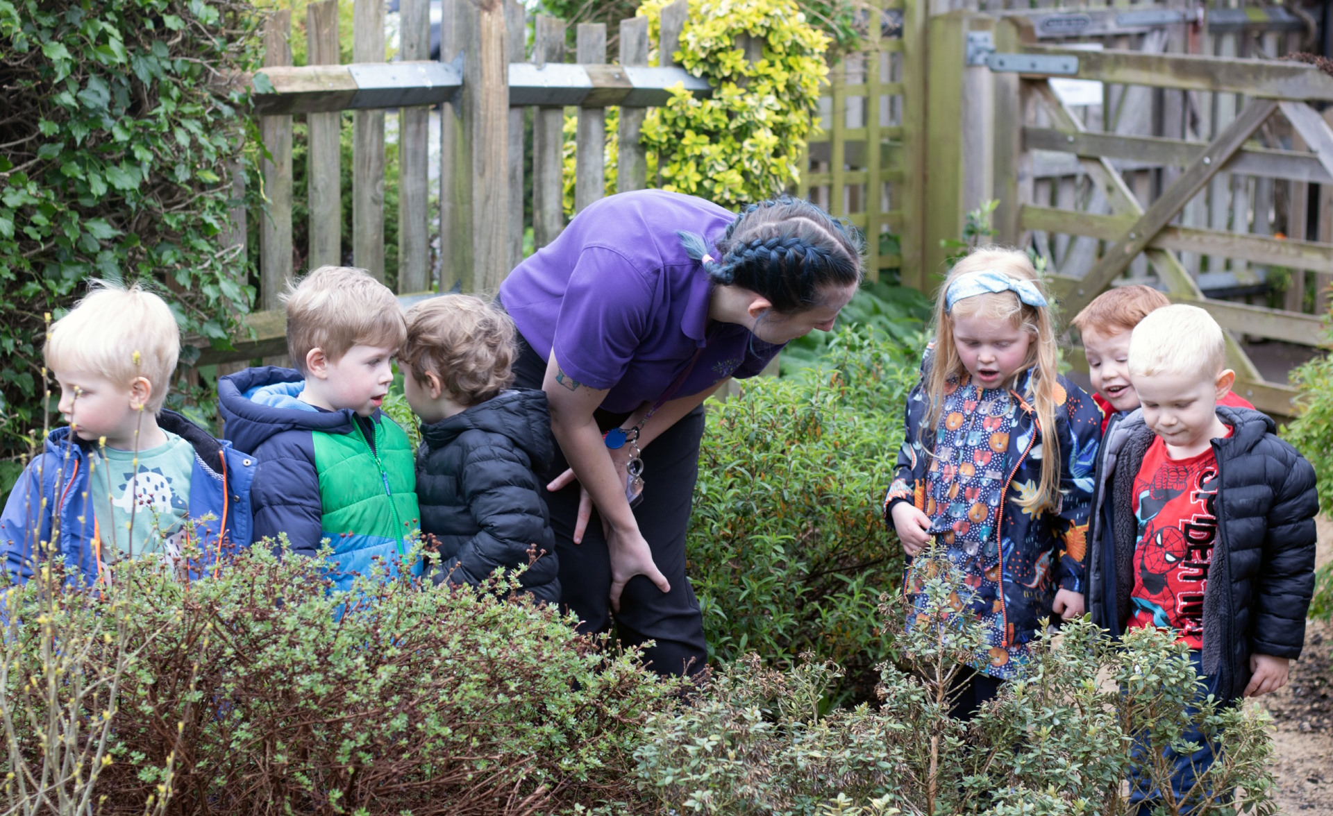 Children Playing Outdoors