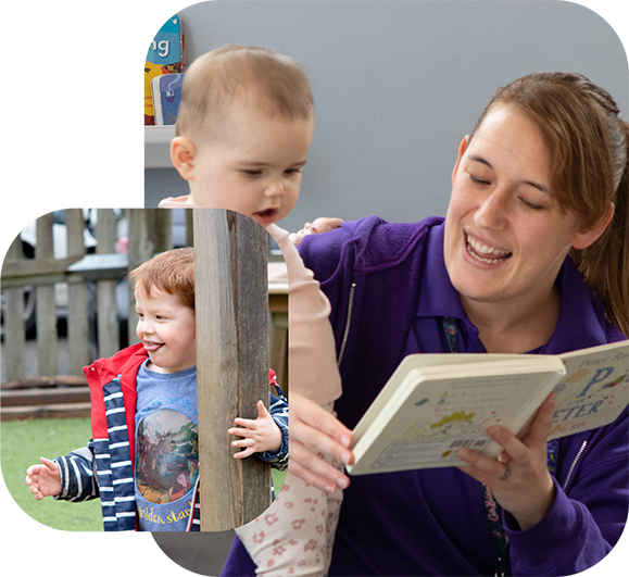 Woman Reading To Toddler